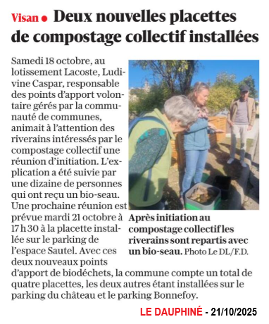 20251021 VISAN DEUX NOUVELLES PLACETTES COMPOSTAGE COLLECTIF