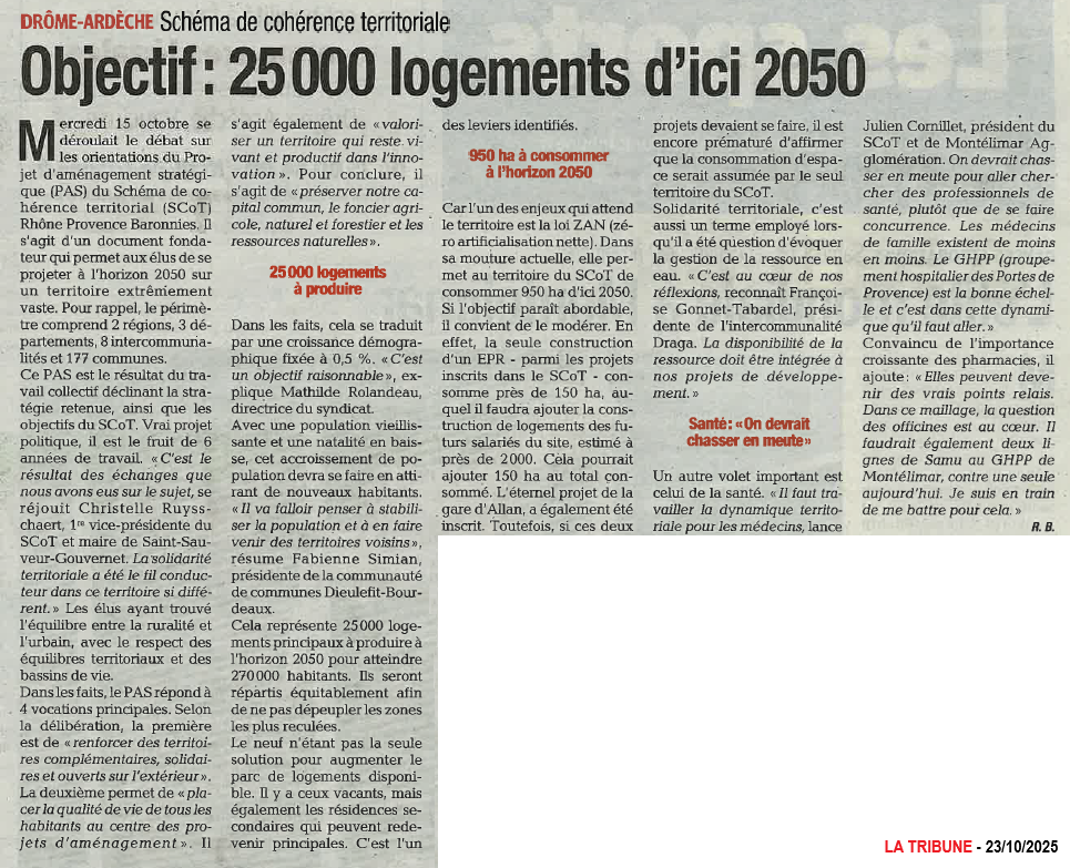 20251023 DROME ARDECHE SCOT 25 000 LOGEMENTS 2050