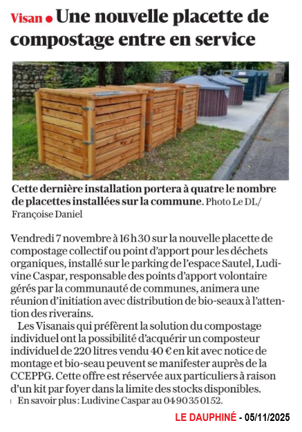 20251105 VISAN NOUVELLE PLACETTE DE COMPOSTAGE COLLECTIVE