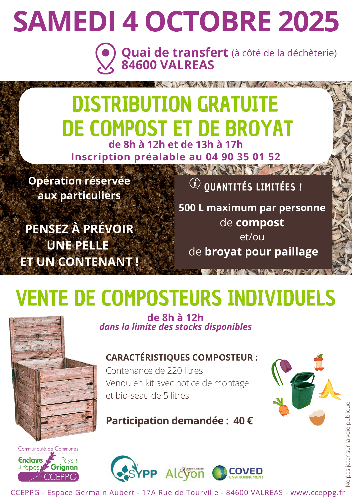 DITRIB COMPOST Affiche octobre 2025
