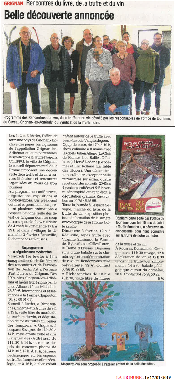 20190117 Belle découverte annoncée