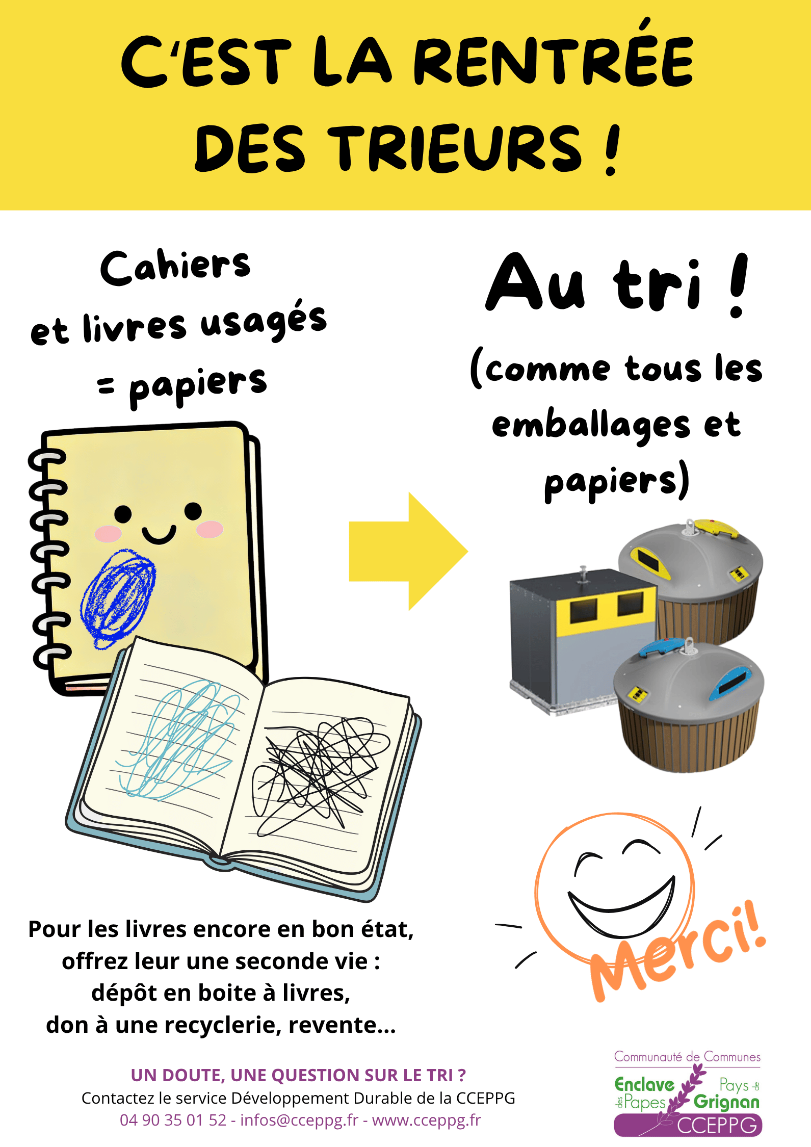 AFFICHE 2026 CEST LA RENTREE DES TRIEURS