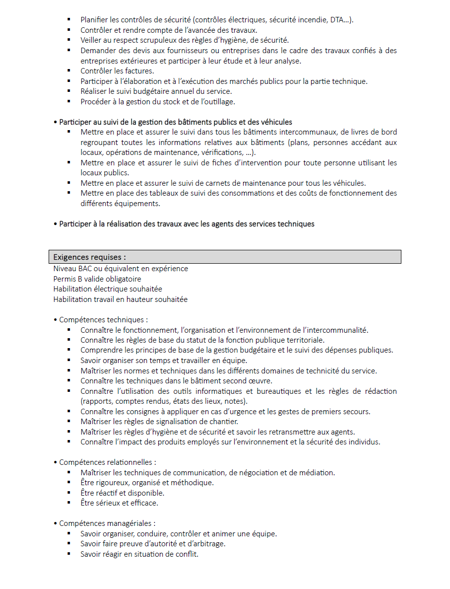 offre encadrant tech 2