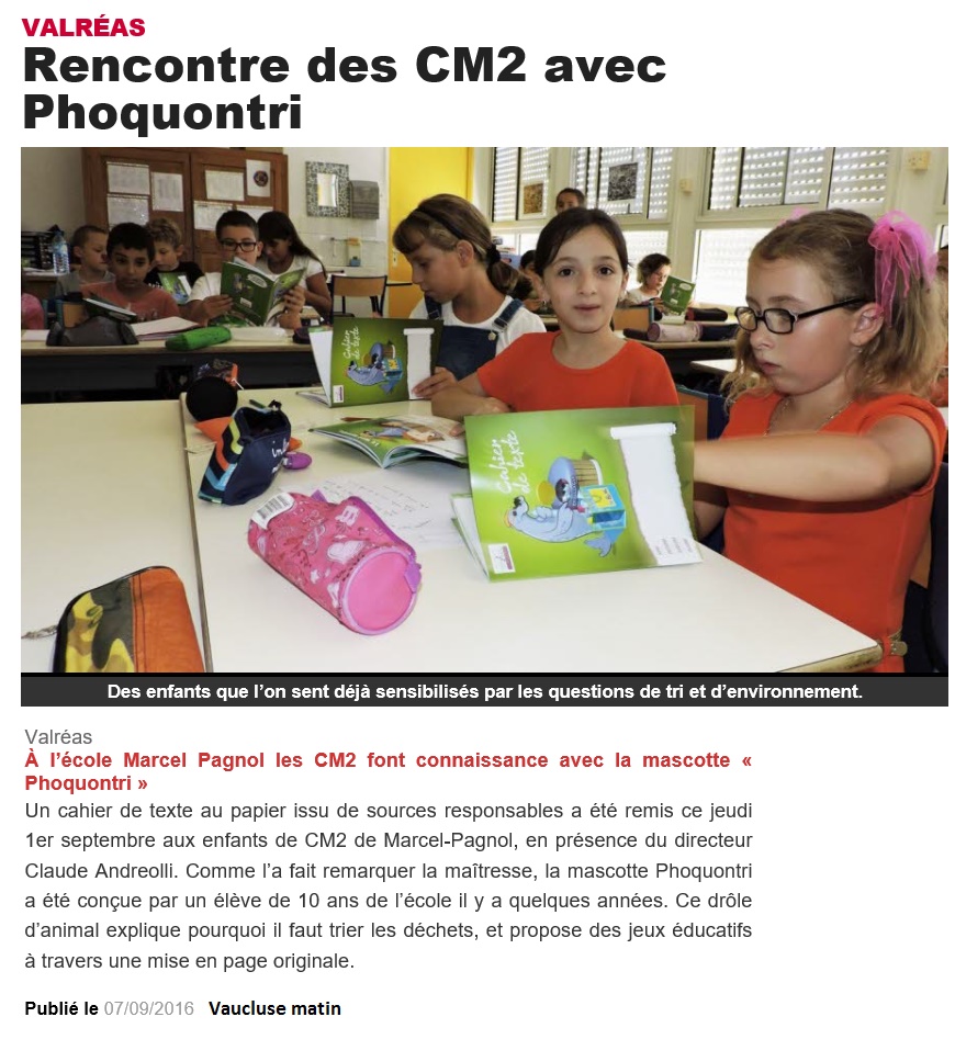 07092016 rencontre CM2 cahiers de texte