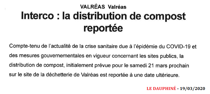 19032020 Interco la distribution de compost reportée