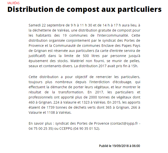 20180919 Distribution de compost aux particuliers