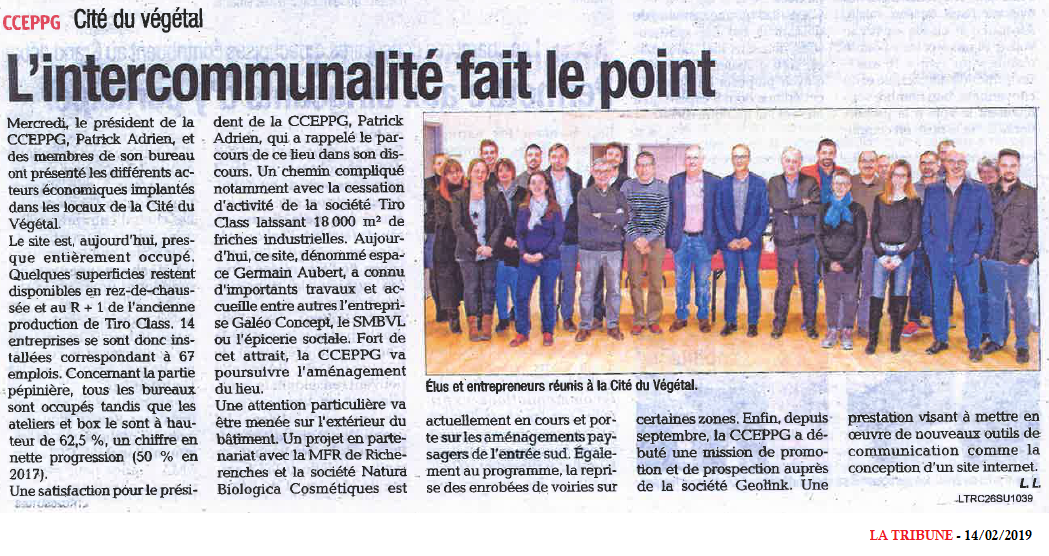 20190214 Lintercommunalité fait le point