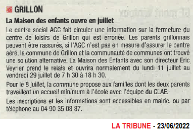 20220623 GRILLON LA MAISON DES ENFANTS OUVRE EN JUILLET
