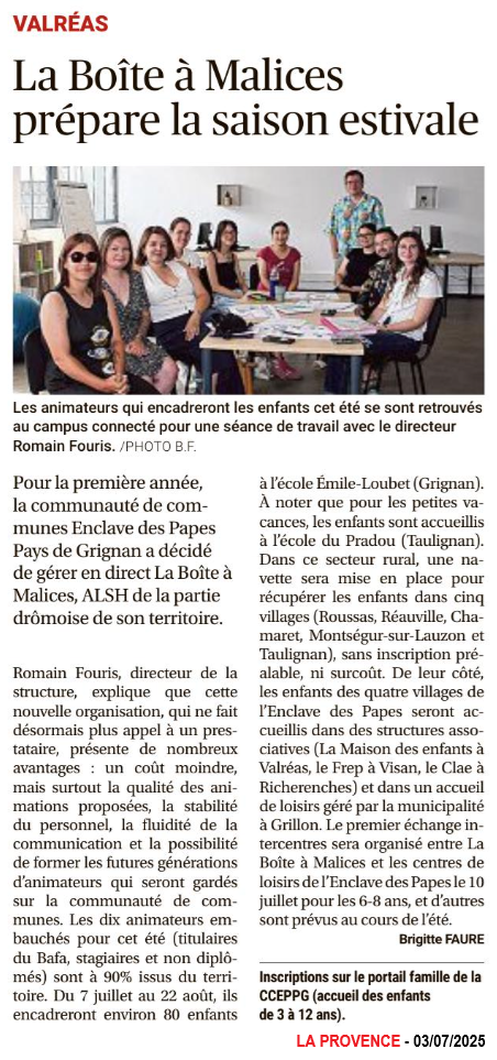20250703 BOITE A MALICES PREP SAISON ESTIVAL