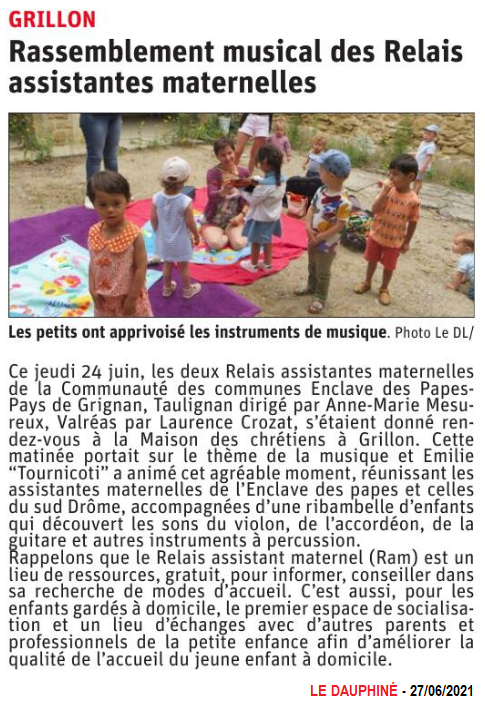 27062021 Rassemblement musical des RAM