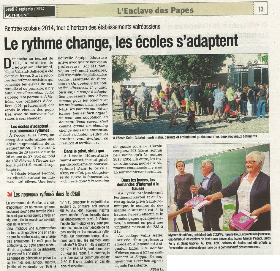 O 04092014 distribution cahiers de textes valreas