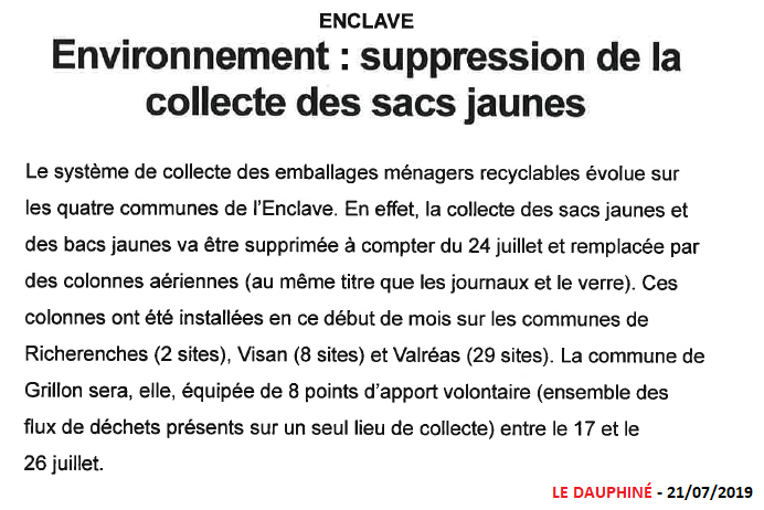 PRESSE SACS JAUNES FIN 21072019